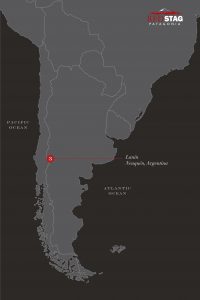 Lodge location of Red Stag Patagonia