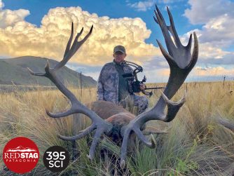 Red Stage Tupungato: Witness the Joyful Moments of a Man Posing with His Hunting Trophies.