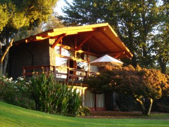 Nestled amidst Red Stag Patagonia's breathtaking landscape, the athletes' facilities offer a serene outdoor retreat