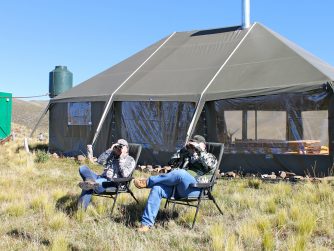 Immerse yourself in nature with our thoughtfully positioned campsites at Red Stag Patagonia.